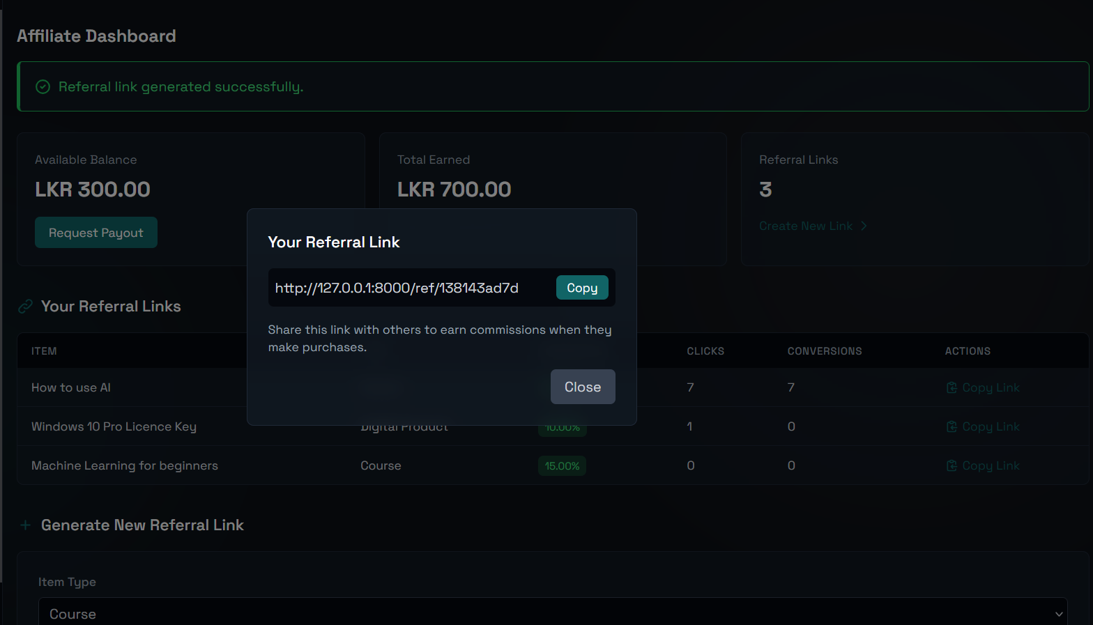 Referral System