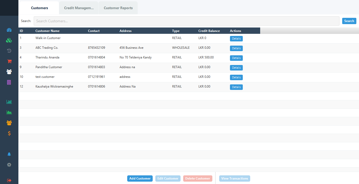 Customer Management