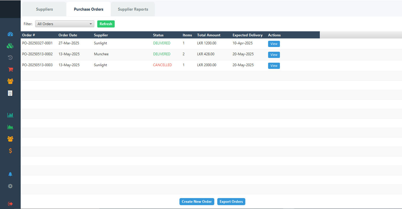 Supplier Management